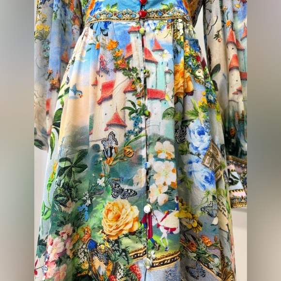 Long Button Front Jewels Dress The Kindest One Of All Snow White Disney - Picture 4 of 9